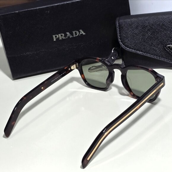 Prada PRA 16 Havana Sunglasses - Picture 4 of 6